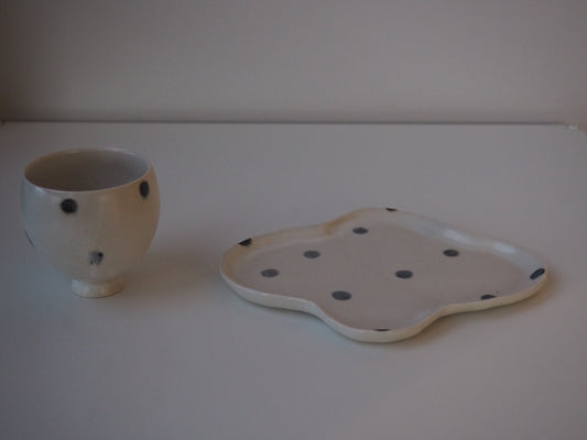 Polkadot coffee set